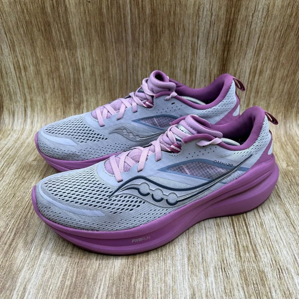 Saucony Omni 22 Women's Size 9.5 Fog Rose Stability Running Shoes S10926-105